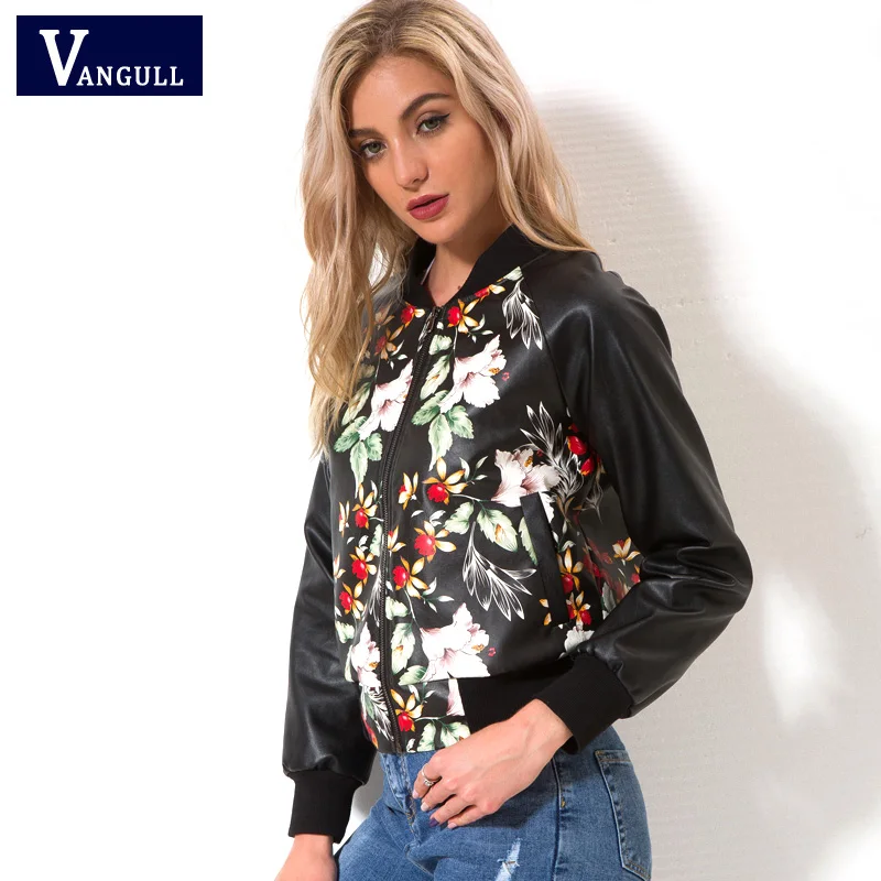 New style Fashion Design Women Jacket 2018 Spring Autumn Printing floral Women's clothes PU Leather Long Sleeve Coat Lady Tops
New style Fashion Design Women Jacket 2018 Spring Autumn Printing floral Women's clothes PU Leather Long Sleeve Coat Lady Tops