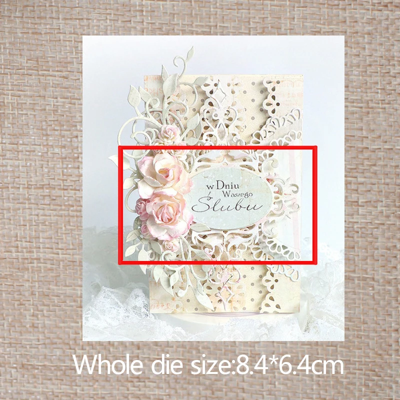 8.4*6.4cm flower oval frame Metal Cutting Dies for card DIY Scrapbooking stencil Paper Craft Album template Dies
8.4*6.4cm flower oval frame Metal Cutting Dies for card DIY Scrapbooking stencil Paper Craft Album template Dies