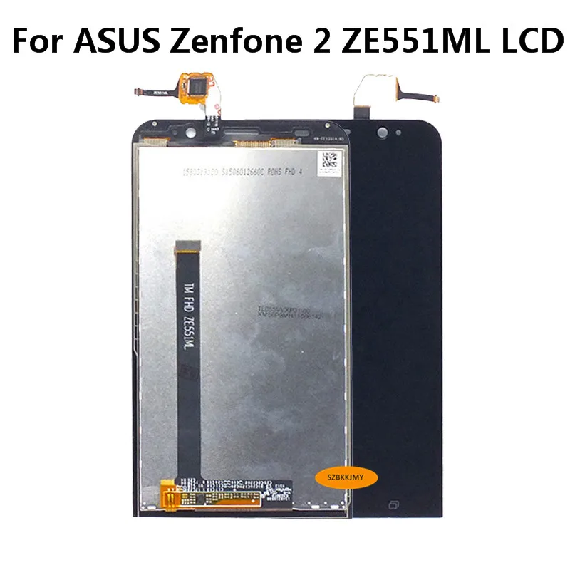 ЖК дисплей для ASUS Zenfone 2 ZE551ML сенсорный экран дигитайзер Рамка сменный Z00AD без