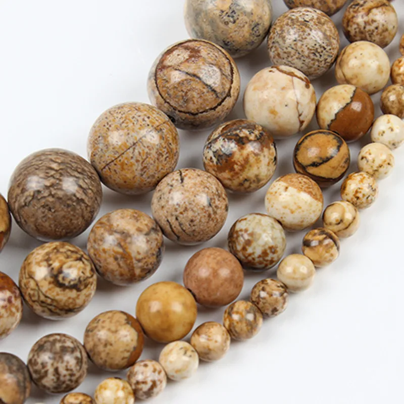 Natural Dull Polish Picture Round Matte Stone Beads For Jewelry Making DIY Bracelet Material 4/6/8/10/12mm mm Strand 15'' Z784
Natural Dull Polish Picture Round Matte Stone Beads For Jewelry Making DIY Bracelet Material 4/6/8/10/12mm mm Strand 15'' Z784