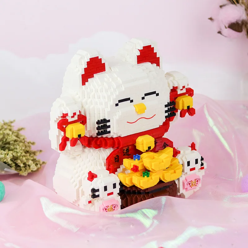 Lucky Cat design Storage tank diamond block Southeast Asia popular toy 
Lucky Cat design Storage tank diamond block Southeast Asia popular toy