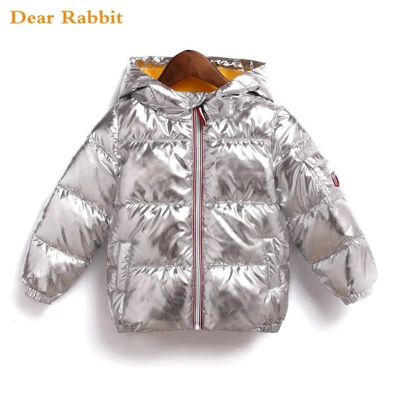 2019 new Children winter jacket for girl clothes silver gold Boys Casual Hooded Coat Baby Clothing Outwear kids Parka snowsuit
2019 new Children winter jacket for girl clothes silver gold Boys Casual Hooded Coat Baby Clothing Outwear kids Parka snowsuit