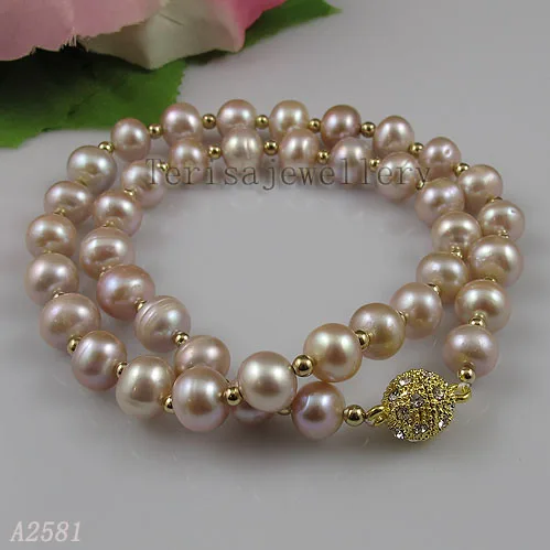 Terisa Pearljewelry AA натуральный цвет Лаванда 8-9 мм пресноводный жемчуг ожерелье 18 дюймов желтый магнит горного хрусталя застежка
Terisa Pearljewelry AA натуральный цвет Лаванда 8-9 мм пресноводный жемчуг ожерелье 18 дюймов желтый магнит горного хрусталя застежка