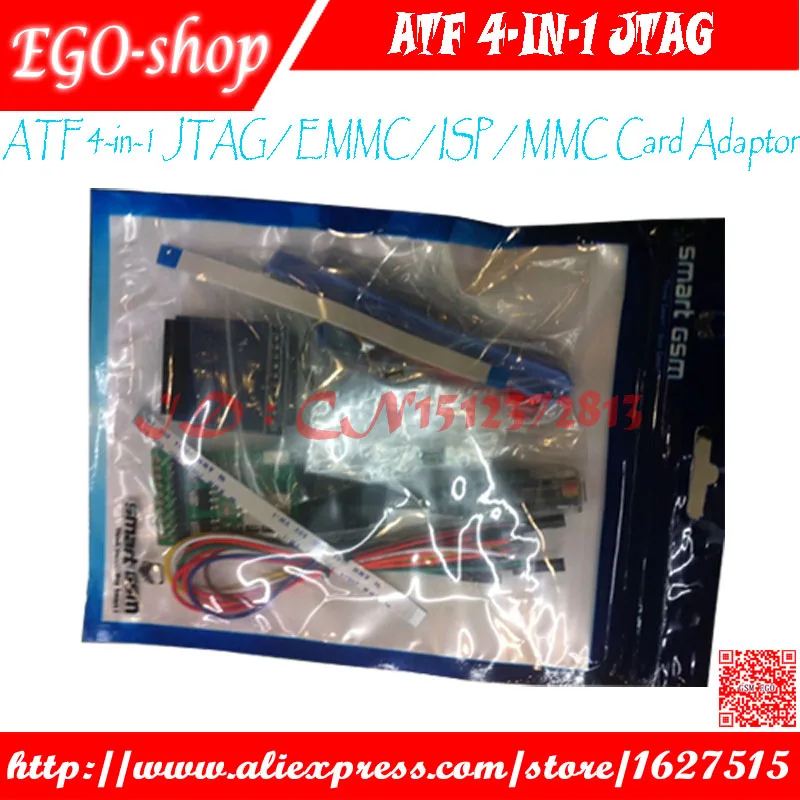 Gsmjustoncct 100% оригинальный новый адаптер для карт ATF 4 в 1 JTAG / EMMC ISP MMC | Мобильные