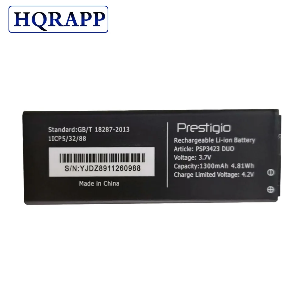 New High quality 1300mAh PSP3423 battery for Prestigio Wize R3 PSP3423 Duo Mobile Phone Battery
New High quality 1300mAh PSP3423 battery for Prestigio Wize R3 PSP3423 Duo Mobile Phone Battery