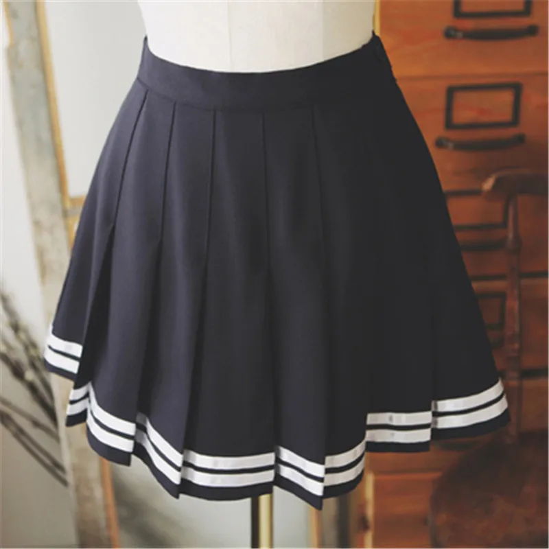 2017 School Unifrom Bottoms Pleated Skirts For Girl Women Preppy Style Mini High Waist Skirt Girls School Uniforms Skirts Black
2017 School Unifrom Bottoms Pleated Skirts For Girl Women Preppy Style Mini High Waist Skirt Girls School Uniforms Skirts Black