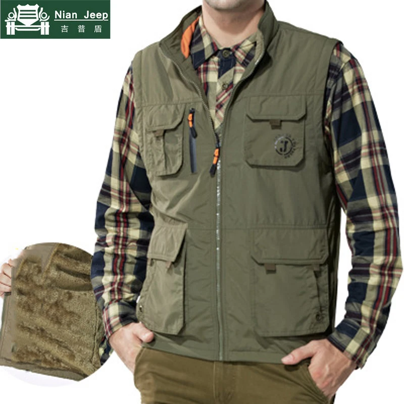 2018 Brand Winter Autumn Thicken Vest Men Mesh Tactical Vest Stand Collar Multi-pockets gilet homme Waistcoat Plus Size L-6XL
2018 Brand Winter Autumn Thicken Vest Men Mesh Tactical Vest Stand Collar Multi-pockets gilet homme Waistcoat Plus Size L-6XL