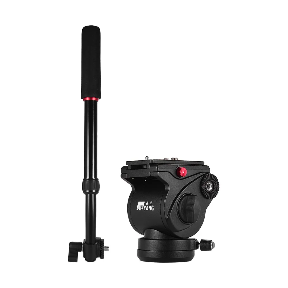 JIEYANG Fluid Video camera Hydraulic Damping Tripod Head accessories with Monopod Slider for Canon/Nikon/Sony DSLR ILDC Camera
JIEYANG Fluid Video camera Hydraulic Damping Tripod Head accessories with Monopod Slider for Canon/Nikon/Sony DSLR ILDC Camera