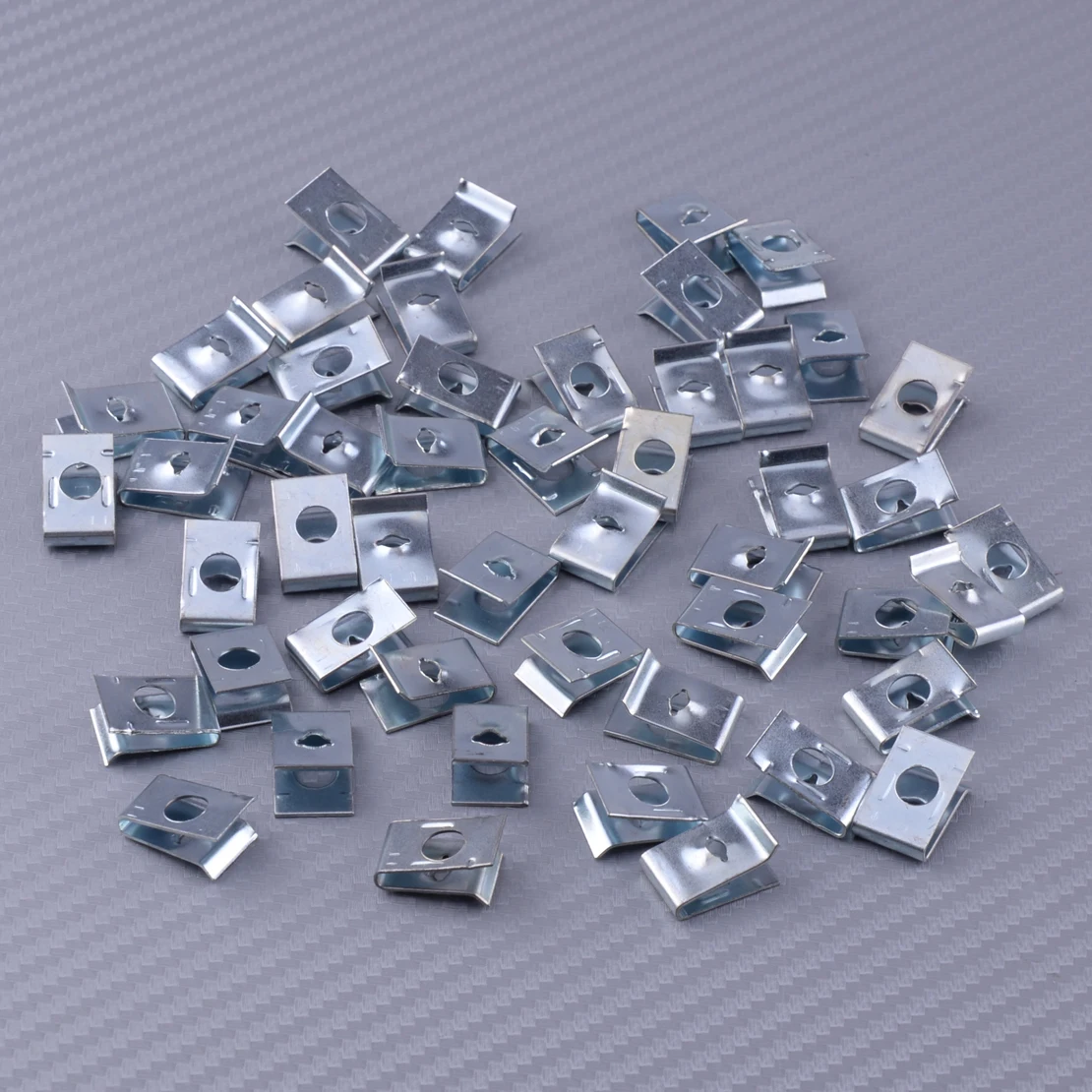 10 x Speed Fastener U Nuts Interior Trim Panel Self Tapping Screw Spire Clips No 4
