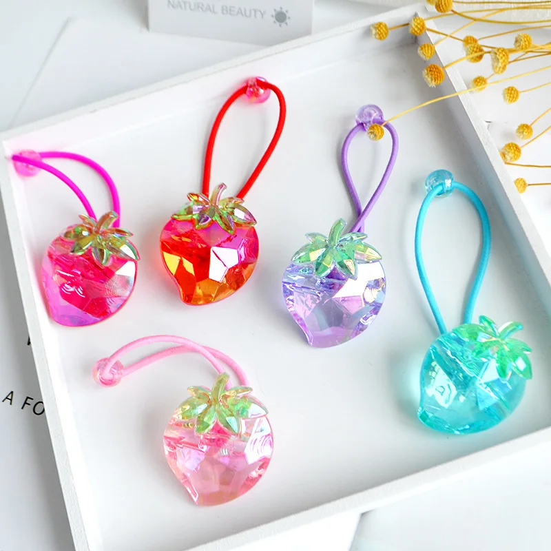 10 pcs/lot , Acrylic Strawberry Elastic Hair Tie, Girls Hair Accessory Valentine's Day Gift 
10 pcs/lot , Acrylic Strawberry Elastic Hair Tie, Girls Hair Accessory Valentine's Day Gift