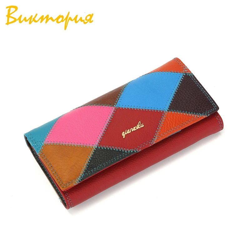 CHARAS BAG brand womens Genuine leather Clutch Geometric camouflage Long Wallet Cow Leather Buckle Female bags
CHARAS BAG brand womens Genuine leather Clutch Geometric camouflage Long Wallet Cow Leather Buckle Female bags
