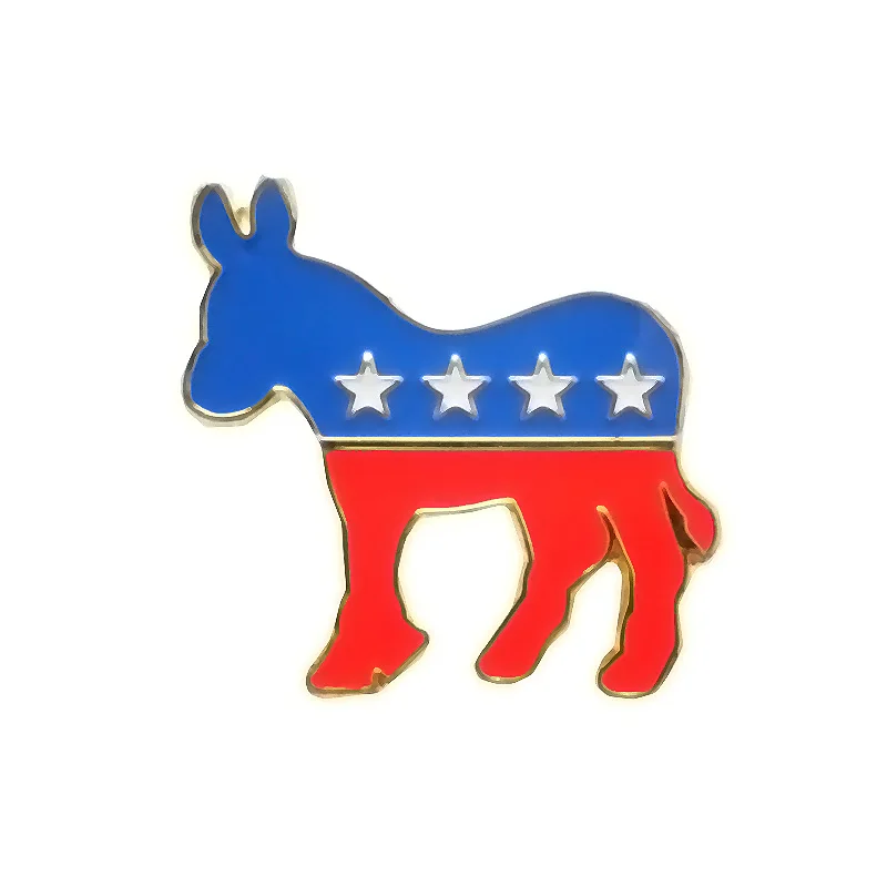 28mm Soft enamel Political democratic,donkey patriotic lapel pin badge+epoxy +butterfly button back-Free ship (300 pcs/lot)
28mm Soft enamel Political democratic,donkey patriotic lapel pin badge+epoxy +butterfly button back-Free ship (300 pcs/lot)