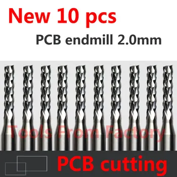 10PCS Carbide PCB CNC Engraving Bits End Milling Cutter cutting drill hole endmill 2.0mm Diameter # ST3.2.10
10PCS Carbide PCB CNC Engraving Bits End Milling Cutter cutting drill hole endmill 2.0mm Diameter # ST3.2.10