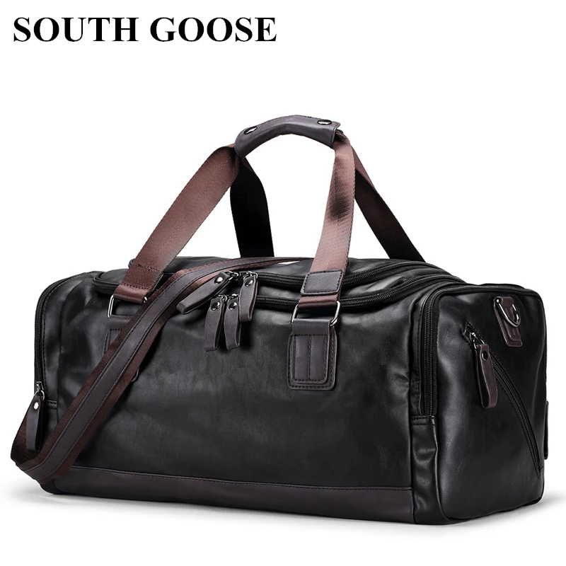 SOUTH GOOSE Men's Handbag Large Capacity Waterproof Leather Men Hand Luggage Travel Duffle Bags Multifunctional Casual Tote Bags
SOUTH GOOSE Men's Handbag Large Capacity Waterproof Leather Men Hand Luggage Travel Duffle Bags Multifunctional Casual Tote Bags