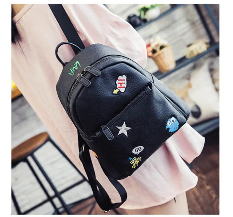 2017 New Women Backpack School Bag for Girls Fashion PU Leather Backpacks Cartoon s Ladies Travel
2017 New Women Backpack School Bag for Girls Fashion PU Leather Backpacks Cartoon s Ladies Travel
