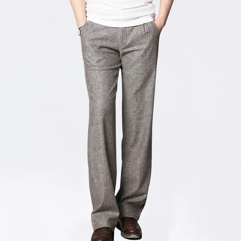 Markless Thin Linen Men Pants Male Commercial Loose Casual Business Trousers Men's working Clothing Straight Fluid Man Pants
Markless Thin Linen Men Pants Male Commercial Loose Casual Business Trousers Men's working Clothing Straight Fluid Man Pants