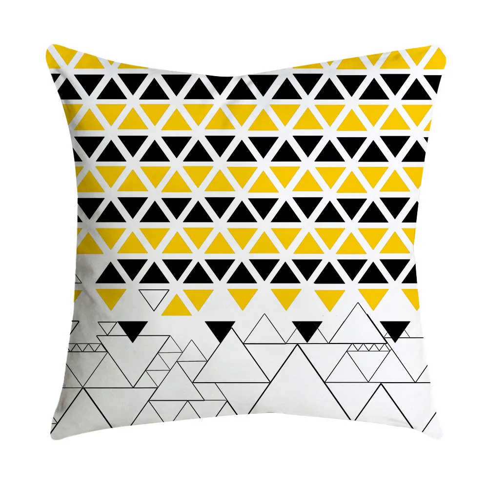 Yellow Grey Geometric Cushion Cover Home Decor Velvet Pillow Cover For Sofa 45*45cm Decorative Chevron Pillows Case Pillowsham
Yellow Grey Geometric Cushion Cover Home Decor Velvet Pillow Cover For Sofa 45*45cm Decorative Chevron Pillows Case Pillowsham