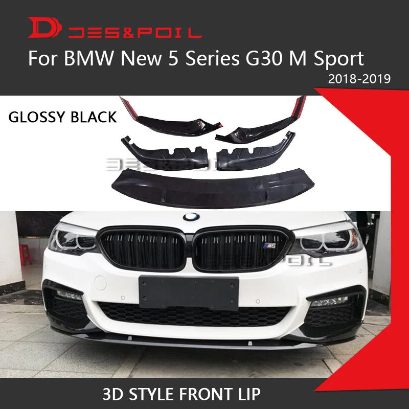For BMW New 5 Series G30 Plastic Front Diffuser Lip Performance 3D Style Front Bumper Sporty M Sport Only 2018-2019 525 530 540
For BMW New 5 Series G30 Plastic Front Diffuser Lip Performance 3D Style Front Bumper Sporty M Sport Only 2018-2019 525 530 540
