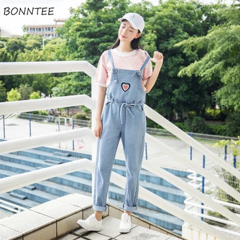 Jumpsuits Women Summer Kawaii Trendy Belt Elegant Denim Jumpsuit Womens Student Chic Embroidery Ulzzang Female Harajuku Trousers
Jumpsuits Women Summer Kawaii Trendy Belt Elegant Denim Jumpsuit Womens Student Chic Embroidery Ulzzang Female Harajuku Trousers