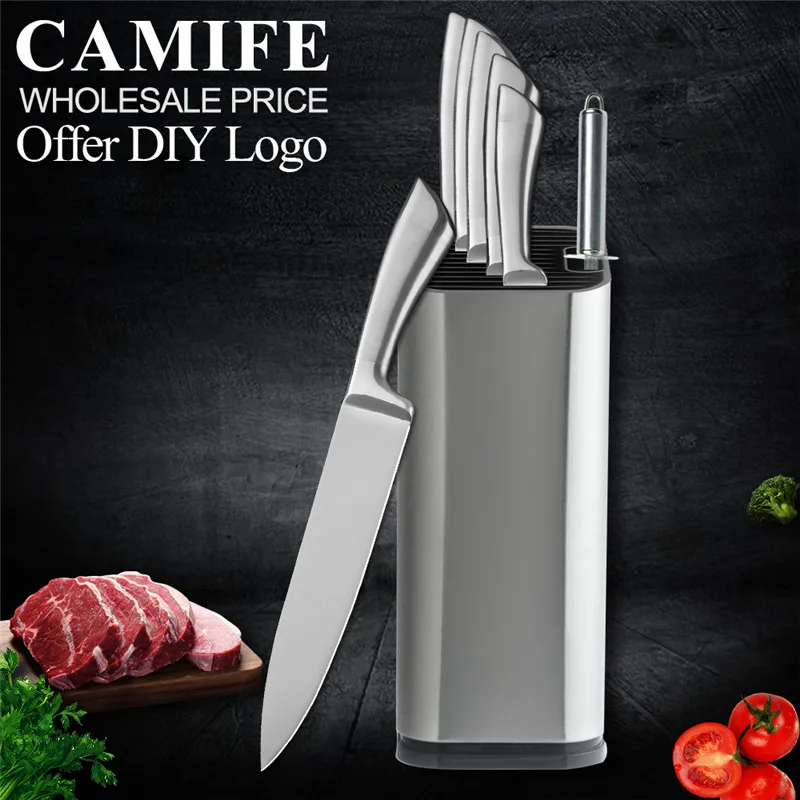 Stainless Steel Kitchen Knives Block Sharpener Paring Utility Santoku Chef Slicing Bread Stainless Steel Knives Accessories
Stainless Steel Kitchen Knives Block Sharpener Paring Utility Santoku Chef Slicing Bread Stainless Steel Knives Accessories