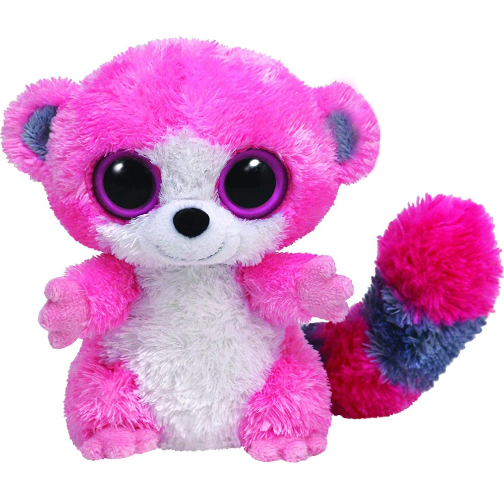 Pyoopeo Original Ty Boos 6" 15cm Bubblegum the Lemur Plush Soft Big-eyed Stuffed Animal Collectible Doll Toy with Heart Tag
Pyoopeo Original Ty Boos 6" 15cm Bubblegum the Lemur Plush Soft Big-eyed Stuffed Animal Collectible Doll Toy with Heart Tag