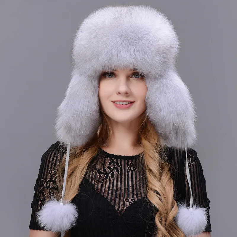 Winter Woman's Fur Hat Protects The Ears Of The Hat Winter Skiing Warm Leather With Natural Fox Fur Or Raccoon Fur Cap Whole Fur
Winter Woman's Fur Hat Protects The Ears Of The Hat Winter Skiing Warm Leather With Natural Fox Fur Or Raccoon Fur Cap Whole Fur