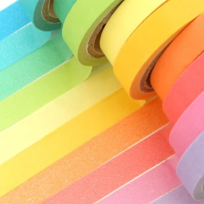 100pcs Wholes Decorative Free Shipping Washi Rainbow Sticky Paper Masking Adhesive Tape Scrapbooking DIY For School
100pcs Wholes Decorative Free Shipping Washi Rainbow Sticky Paper Masking Adhesive Tape Scrapbooking DIY For School