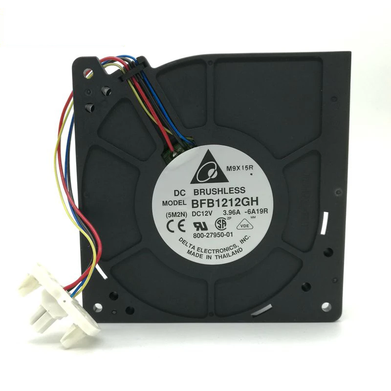 Delta DC 12V 3.96A BFB1212GH 12032 120x120x32mm 12cm Turbo Centrifugal Blower Car Violence Cooling Fan 
Delta DC 12V 3.96A BFB1212GH 12032 120x120x32mm 12cm Turbo Centrifugal Blower Car Violence Cooling Fan