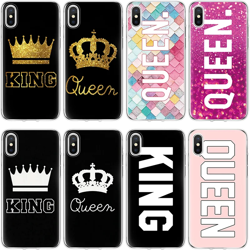Case For iPhone X XS Max XR 5 SE 6s S 8 7 Plus Phone Cover For Motorola Moto C E4 E5 G3 G4 Play G5 G5S Plus TPU King Queen Cover
Case For iPhone X XS Max XR 5 SE 6s S 8 7 Plus Phone Cover For Motorola Moto C E4 E5 G3 G4 Play G5 G5S Plus TPU King Queen Cover