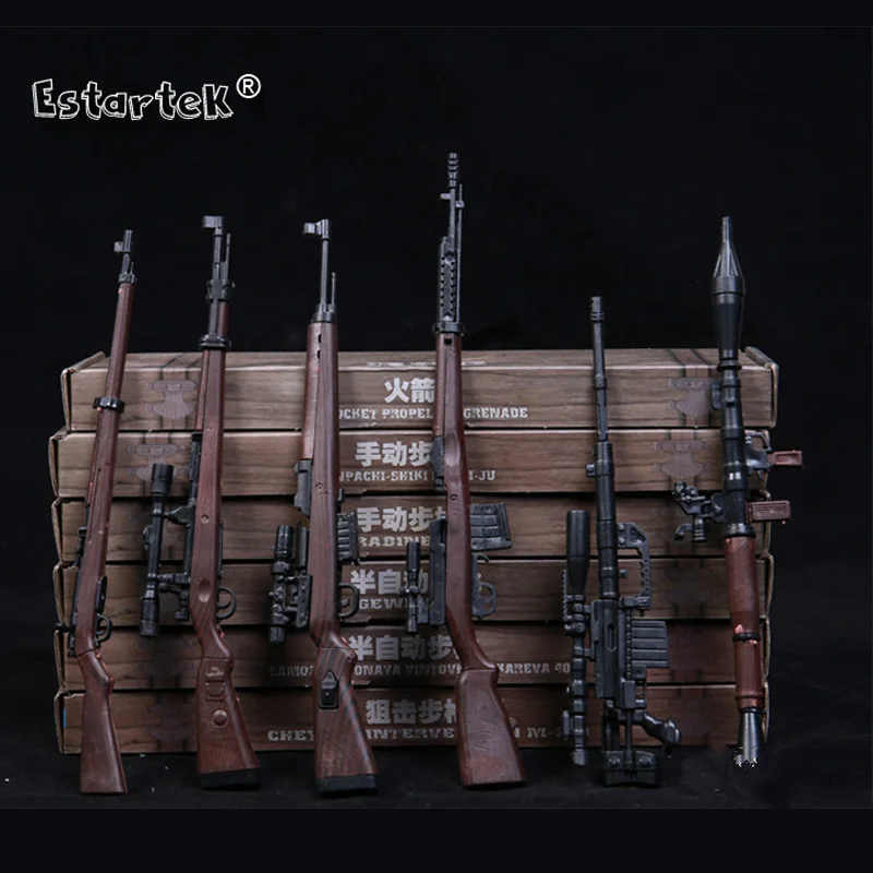 Estartek 1/6 Military 4D Block Toys 1/6 Sniper Rifle Rocket MSR SL8 M1 AK74 M14 MG42 Gatlin for 12inch Action Figure Sence DIY
Estartek 1/6 Military 4D Block Toys 1/6 Sniper Rifle Rocket MSR SL8 M1 AK74 M14 MG42 Gatlin for 12inch Action Figure Sence DIY