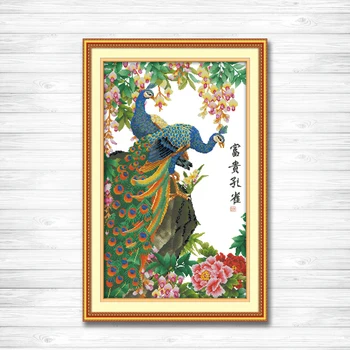 Wealth peacocks mascot birds DIY paintings Counted Printed on canvas DMC 14CT 11CT Cross Stitch Needlework Kits Embroidery Sets
Wealth peacocks mascot birds DIY paintings Counted Printed on canvas DMC 14CT 11CT Cross Stitch Needlework Kits Embroidery Sets