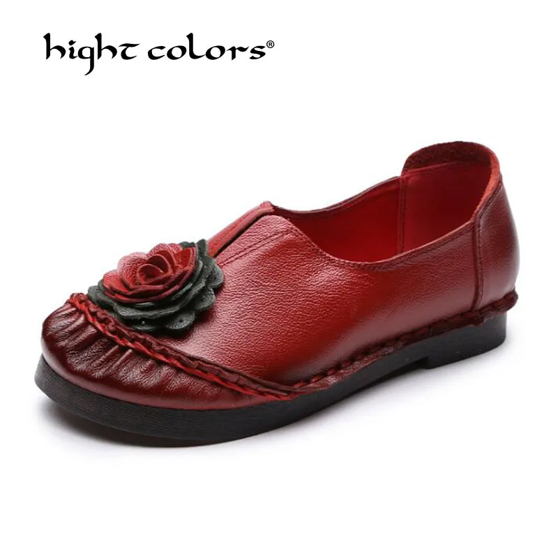 New 2019 Retro Style Flower Handmade Women's Shoes Loafers Soft Outsole Genuine Leather Square Heels Round Toe Shoes P-955
New 2019 Retro Style Flower Handmade Women's Shoes Loafers Soft Outsole Genuine Leather Square Heels Round Toe Shoes P-955