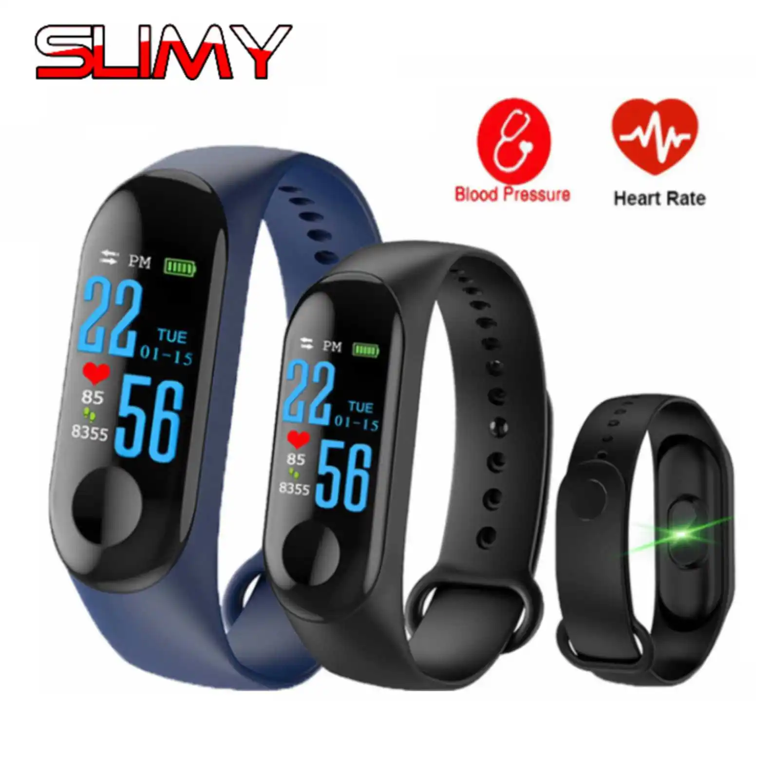 Slimy M3 Smart Watch Color Screen Fitness Tracker Blood Pressure Heart Rate Monitor Smartwatch Pedometer For Android IOS Phone
Slimy M3 Smart Watch Color Screen Fitness Tracker Blood Pressure Heart Rate Monitor Smartwatch Pedometer For Android IOS Phone