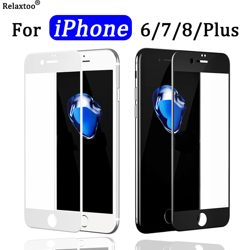 

Protective glass on the for iphone 6 7 8 plus ip 6plus 7plus 8plus i phone tempered glas screen protector protect film 9h 2.5d