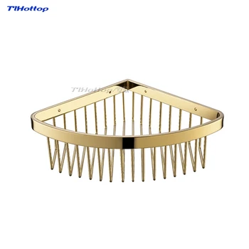 Bathroom Shelves Stainless Steel Gold Corner Single Triangle Basket Single Double Layer With Hooks Cosmetic Rack Shower Shampoo
Bathroom Shelves Stainless Steel Gold Corner Single Triangle Basket Single Double Layer With Hooks Cosmetic Rack Shower Shampoo