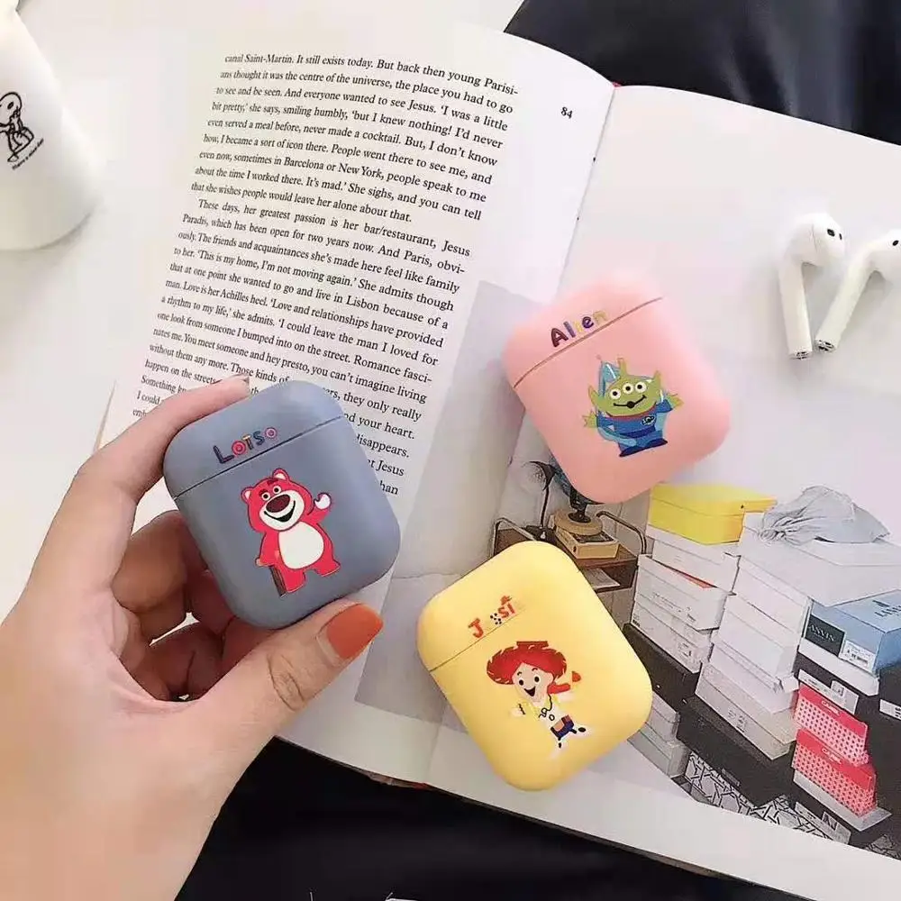 Nice Soft TPU Silicone Headphone Cover For AirPods Case Toy Story Animal for Apple Airpods2 Shockproof Earphone Case Accessories
Nice Soft TPU Silicone Headphone Cover For AirPods Case Toy Story Animal for Apple Airpods2 Shockproof Earphone Case Accessories