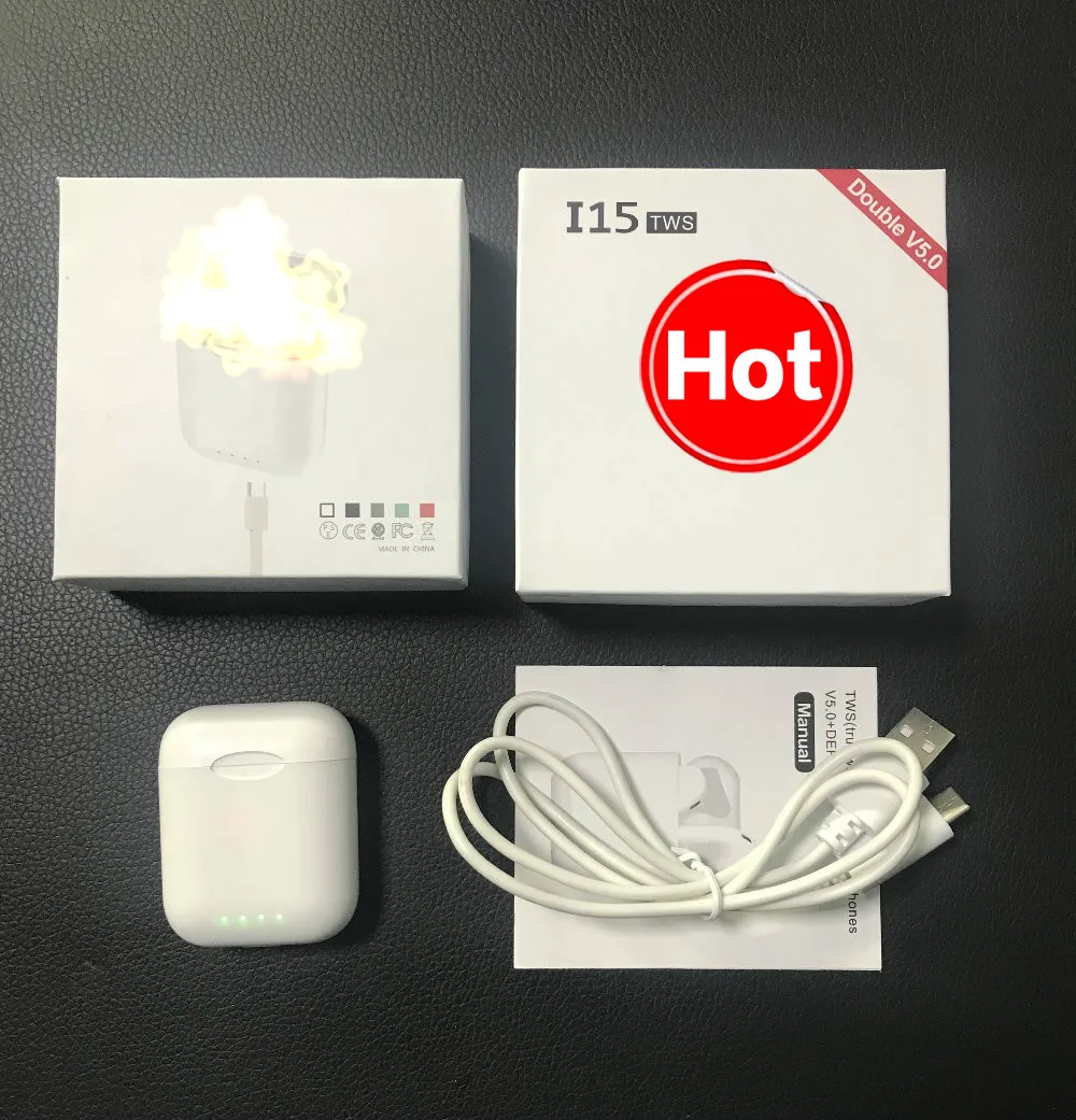 2019 NEW Touch control i15 TWS 1:1 Original Wireless charging support Bluetooth 5.0 3D bass earphone pk i10 i11 i12 i13 i14 tws
2019 NEW Touch control i15 TWS 1:1 Original Wireless charging support Bluetooth 5.0 3D bass earphone pk i10 i11 i12 i13 i14 tws