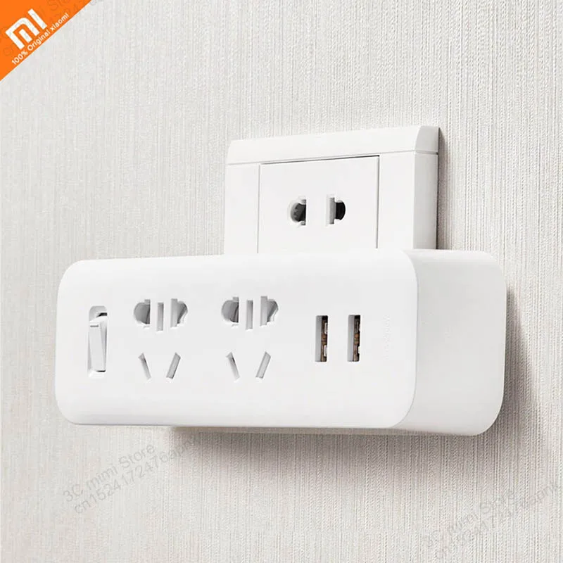 Original xiaomi mijia two-bit converter 750 flame retardant dual USB fast charge two control converter plug smart
Original xiaomi mijia two-bit converter 750 flame retardant dual USB fast charge two control converter plug smart
