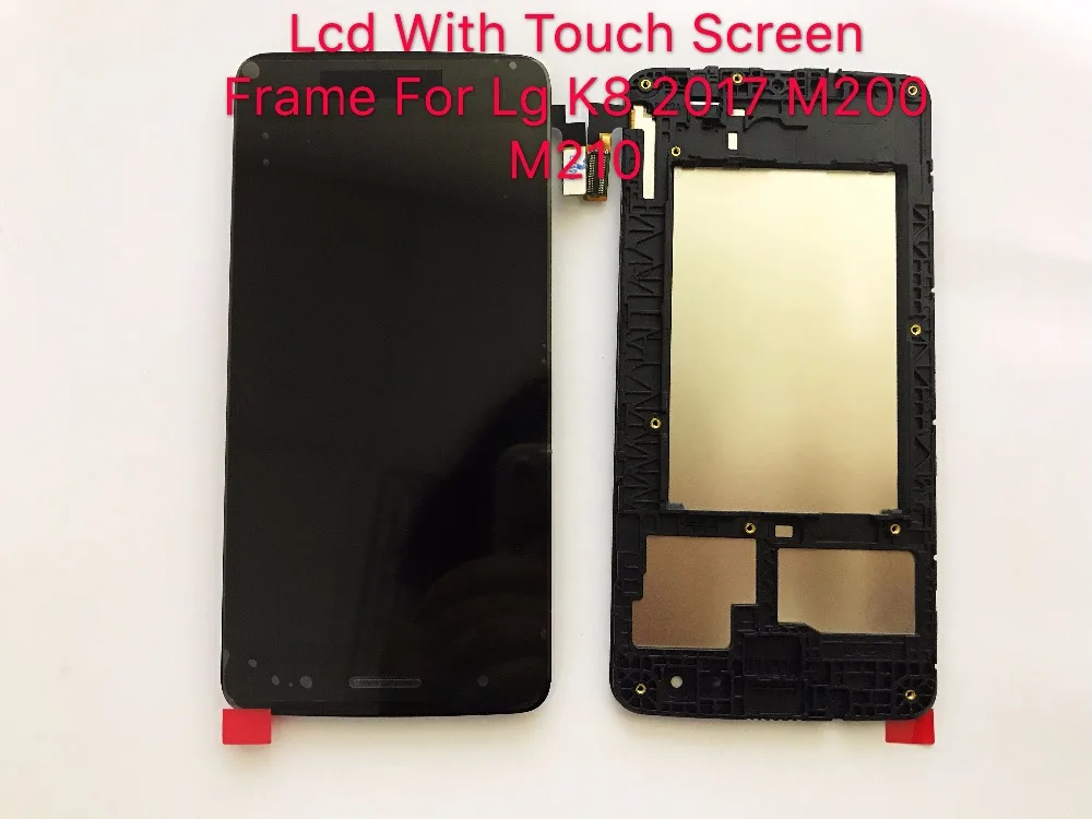 DGGROWING 100% Original Quality Full LCD Display With Touch Screen Assembly For LG K8 2017 M200 M200N M200E M210+Frame Complete
DGGROWING 100% Original Quality Full LCD Display With Touch Screen Assembly For LG K8 2017 M200 M200N M200E M210+Frame Complete