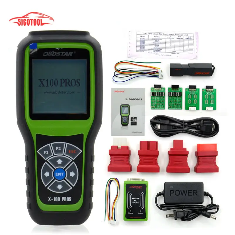 Original OBDSTAR X100 PROS Key Programmer with EEprom Adapter+IMMOBILISER+Odometer Adjustment C+D+E model with free shipping
Original OBDSTAR X100 PROS Key Programmer with EEprom Adapter+IMMOBILISER+Odometer Adjustment C+D+E model with free shipping