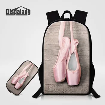 Dispalang Cartoon Dancing Ballet Girl Toe Print School Backpack and Pencil Case 2pcs/set School Bookbag Women Children Back Pack
Dispalang Cartoon Dancing Ballet Girl Toe Print School Backpack and Pencil Case 2pcs/set School Bookbag Women Children Back Pack