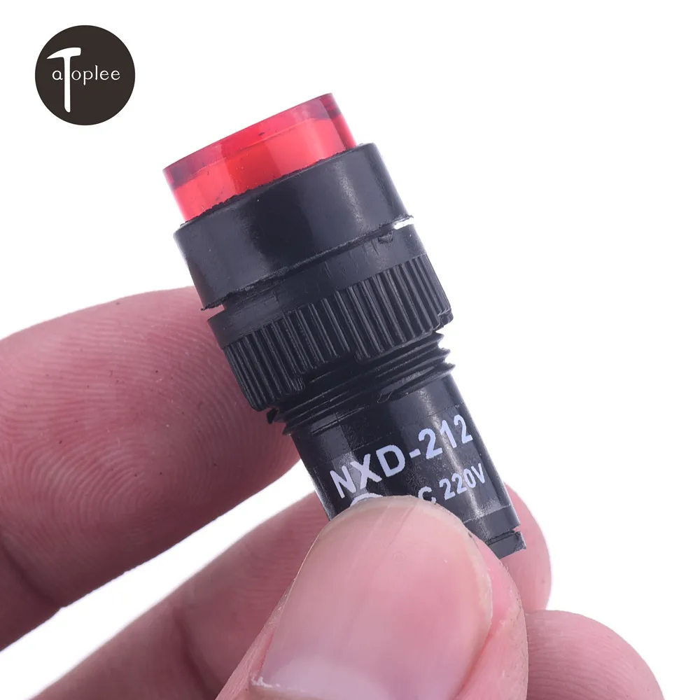 New Arrival 5pcs Red Green Yellow Color 12mm AC 220V Panel Mount LED Power Indicator Pilot Signal Light Lamp NXD-212
New Arrival 5pcs Red Green Yellow Color 12mm AC 220V Panel Mount LED Power Indicator Pilot Signal Light Lamp NXD-212