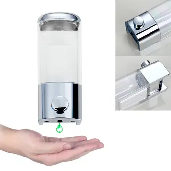 450ml EU Style Hotel Manual Single Head Soap Dispenser Bathroom Kitchen Chromed Plastic Shampoo Sanitizer Gel Container Box
450ml EU Style Hotel Manual Single Head Soap Dispenser Bathroom Kitchen Chromed Plastic Shampoo Sanitizer Gel Container Box