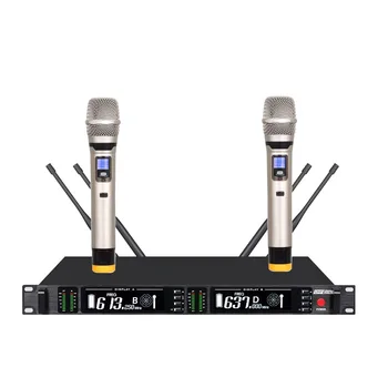 Bolymic UHF True Diversity Dual Wireless microphone Dynamic Vocal karaoke Microphone draadloze microfoon
Bolymic UHF True Diversity Dual Wireless microphone Dynamic Vocal karaoke Microphone draadloze microfoon