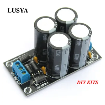 Lusya DIY KITS Amplifier Rectifier Filter Board 4x4700UF/4x3000uf Large capacitor Full Bridge Filter Amplifiers
Lusya DIY KITS Amplifier Rectifier Filter Board 4x4700UF/4x3000uf Large capacitor Full Bridge Filter Amplifiers