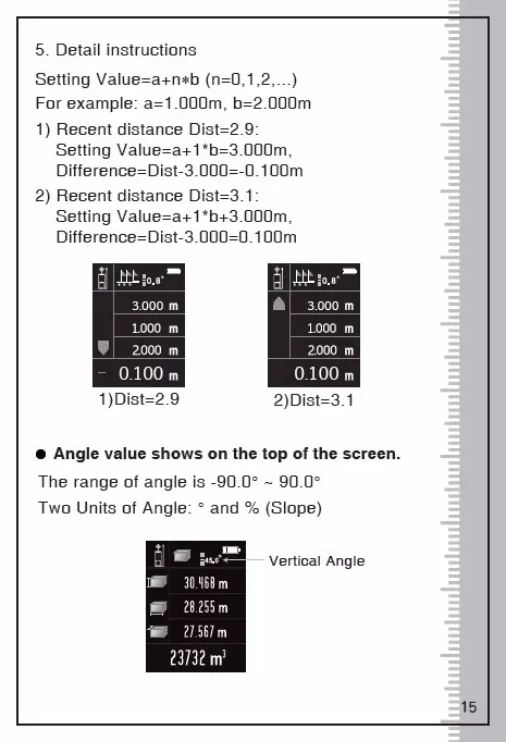Rechargeable Laser rangefinder Distance meter 120M 80M Angel Ruler Electronic Level With-TFT Lcd Camera Rangefinder