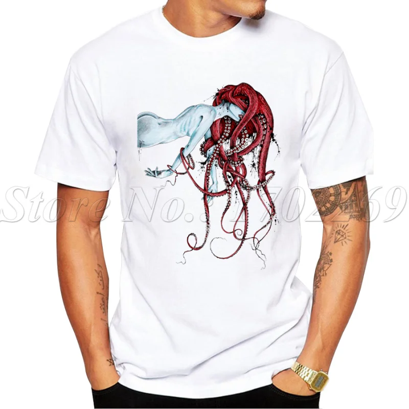 2019 Hot Sales New Fashion Septoid design Men T-shirt Short Sleeve Geek Tops Punk Girl Octopus Hair Printed Hipster Tee
2019 Hot Sales New Fashion Septoid design Men T-shirt Short Sleeve Geek Tops Punk Girl Octopus Hair Printed Hipster Tee