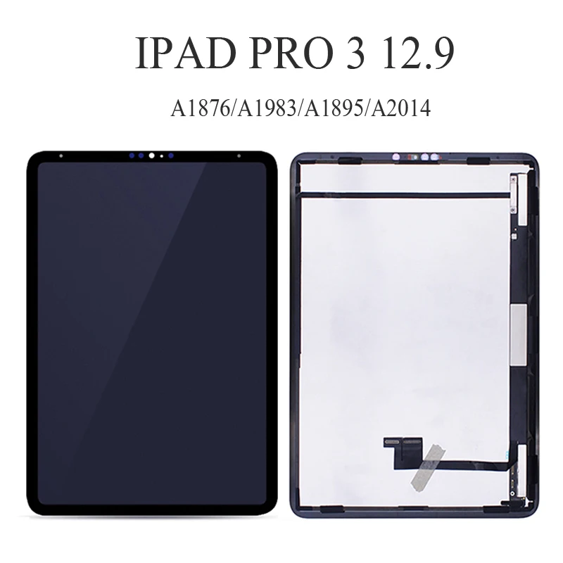 LCD Display Touch Screen Digitizer Assembly Repair For iPad Pro 3 12.9" 3rd Gen 2018 A1876 A2014 A1895 A1983 Tablet Full screen
LCD Display Touch Screen Digitizer Assembly Repair For iPad Pro 3 12.9" 3rd Gen 2018 A1876 A2014 A1895 A1983 Tablet Full screen