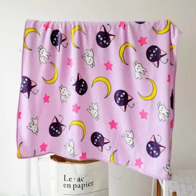 Sailor moon Blanket Amine Tsukino Usagi Cosplay Props Luna Cat Flannel Blankets Halloween Christmas Princess blanket Gift for Gi
Sailor moon Blanket Amine Tsukino Usagi Cosplay Props Luna Cat Flannel Blankets Halloween Christmas Princess blanket Gift for Gi