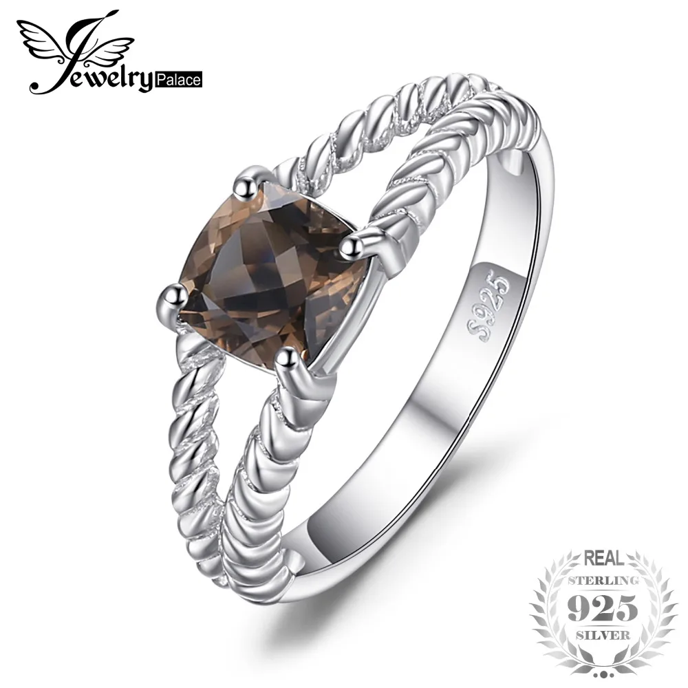 JewelryPalace Genuine Natural Smoky Quartz 925 Sterling Silver Rings for Women Rope Solitaire Gemstone Jewelry Engagement Band
JewelryPalace Genuine Natural Smoky Quartz 925 Sterling Silver Rings for Women Rope Solitaire Gemstone Jewelry Engagement Band